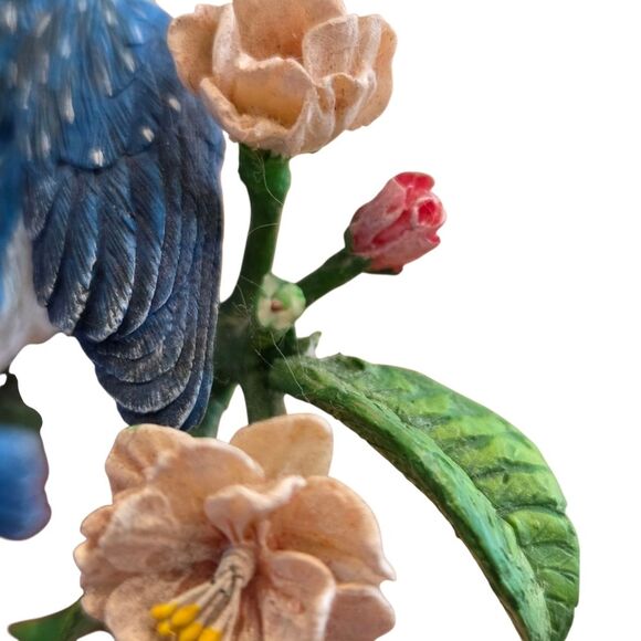 The Danbury Mint "First Flight" Figurine by Bob Guge Resin Birds & Flowers 8x8 - Picture 11 of 12